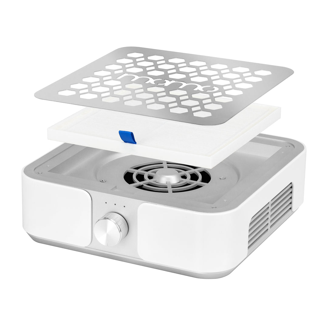 Stofafzuiger voor Nagels Momo P30 60W Wit - afbeelding 2