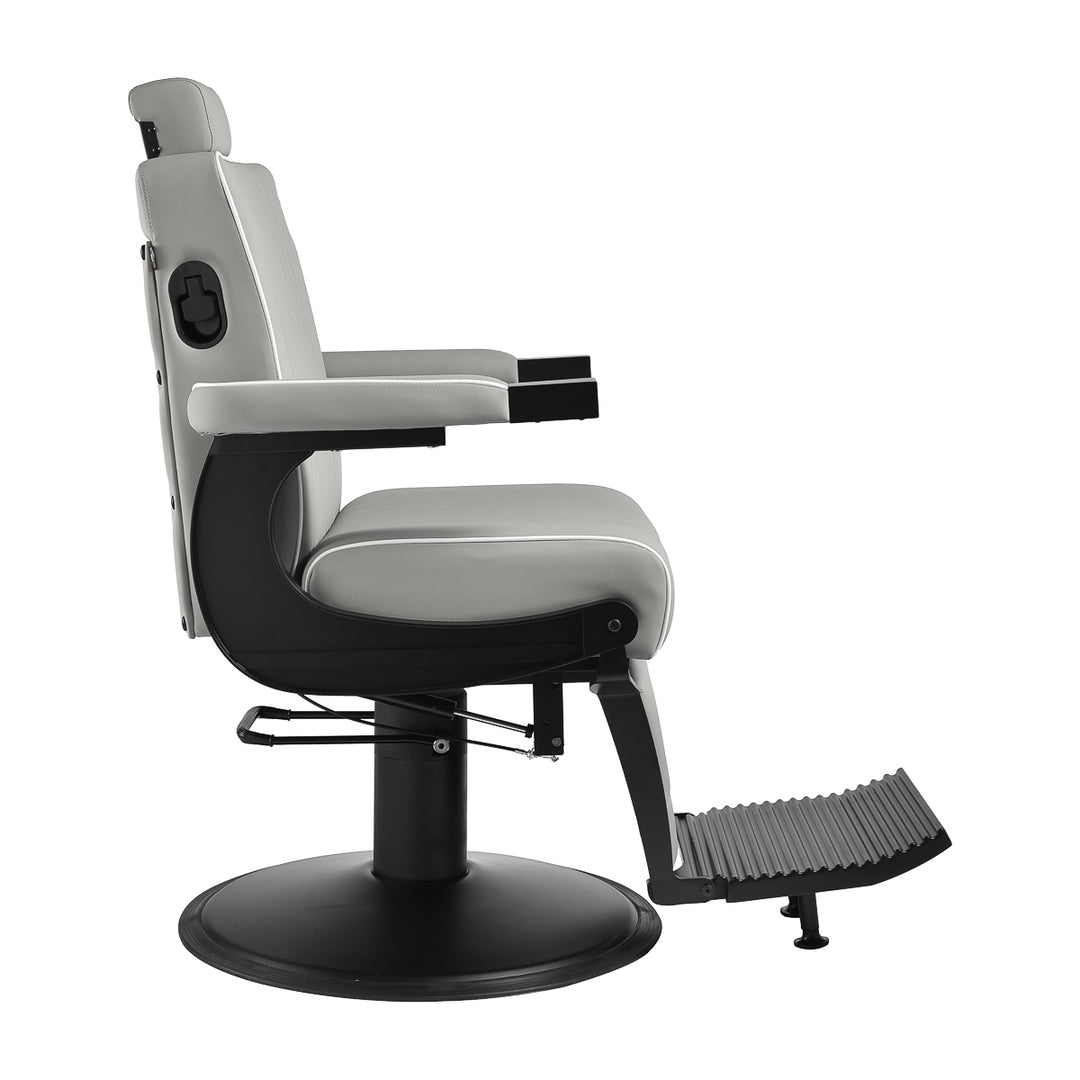 Barberstoel Gabbiano Levi Grijs - afbeelding 3