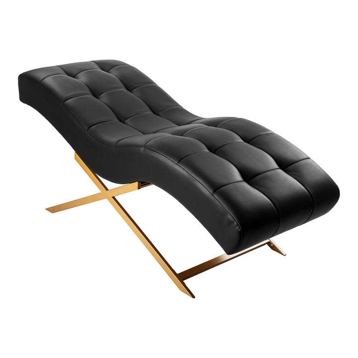 Wimperbed Sillon Alba Zwart-Goud - afbeelding 2