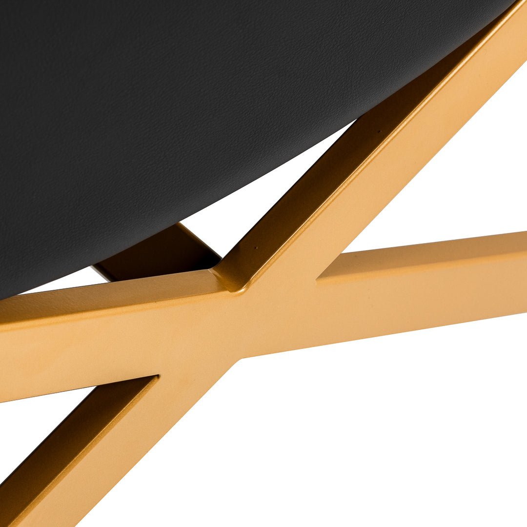 Wimperbed Sillon Alba Zwart-Goud - afbeelding 10