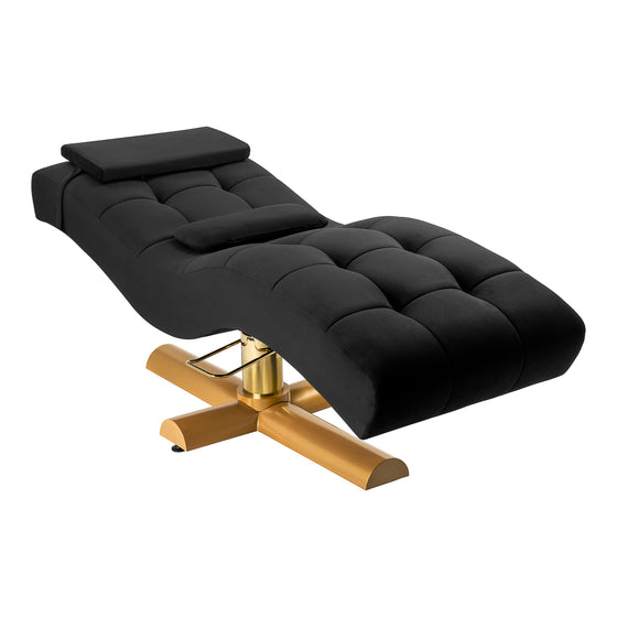 Behandelstoel Wimpers Sillon Corona Zwart-Goud