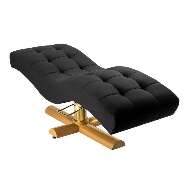 Wimperbed Sillon Corona Zwart-Goud - afbeelding 2