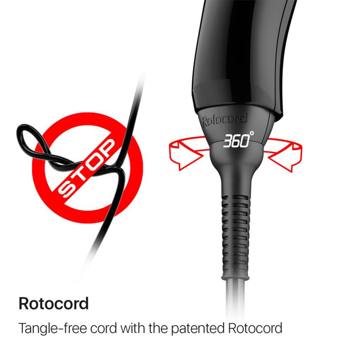 Haardroger Valera Silent Jet 8500 Ionisch 2000W Rotocord Zwart - afbeelding 2