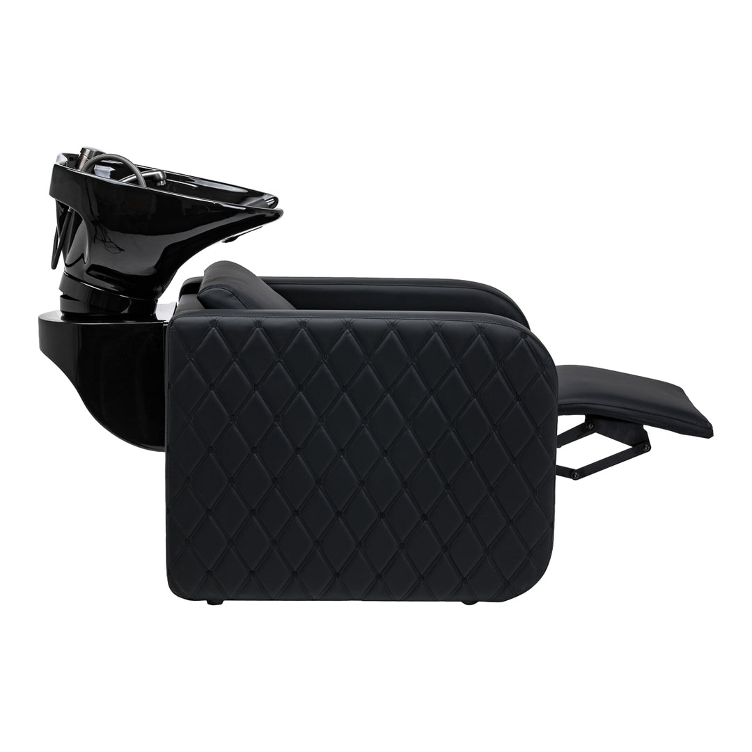 Wasunit Gabbiano Sylvia Plus met Elektrische Beensteun en Massage Zwart - afbeelding 4