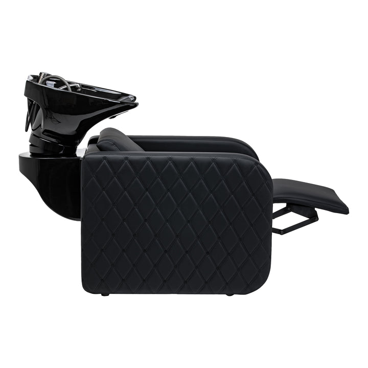 Wasunit Gabbiano Sylvia Plus met Elektrische Beensteun en Massage Zwart - afbeelding 4