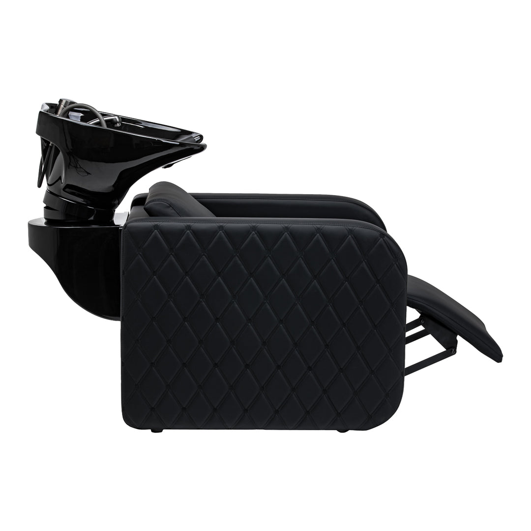 Wasunit Gabbiano Sylvia Plus met Elektrische Beensteun en Massage Zwart - afbeelding 5