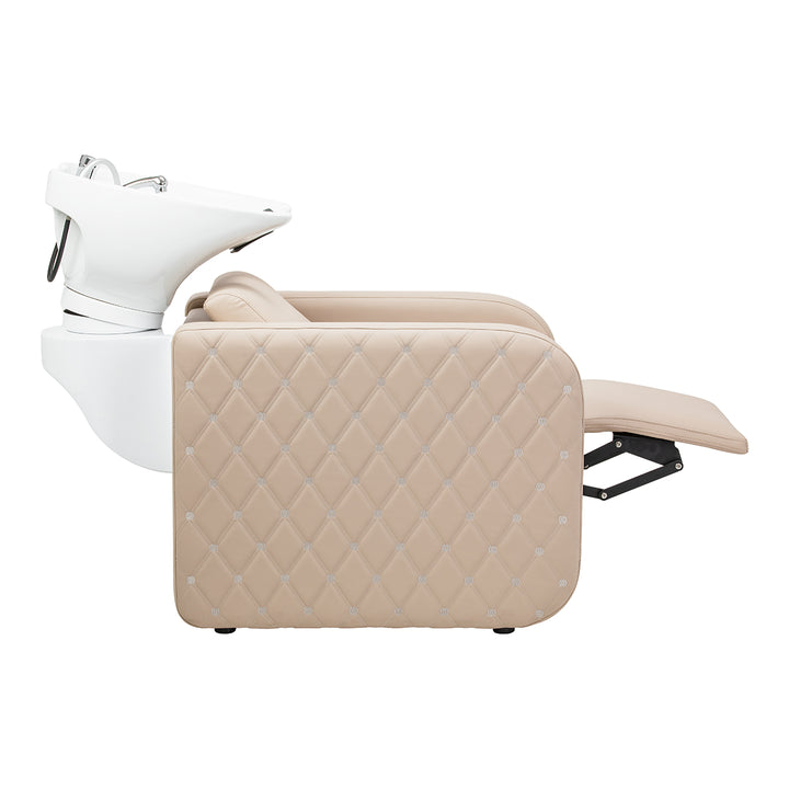 Wasunit Gabbiano Sylvia Plus met Elektrische Beensteun en Massage Beige - afbeelding 4