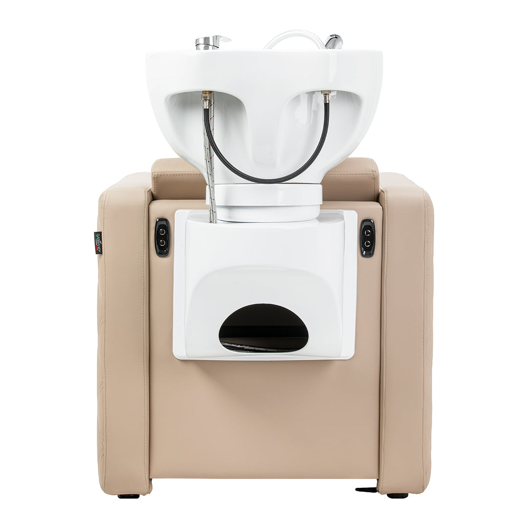 Wasunit Gabbiano Sylvia Plus met Elektrische Beensteun en Massage Beige - afbeelding 6