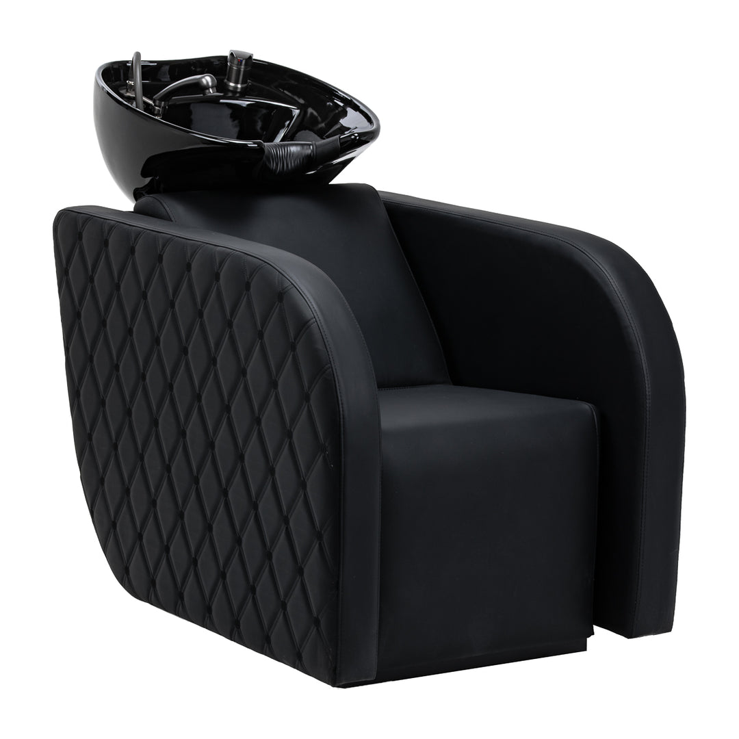 Wasunit Gabbiano Ines met Elektrische Beensteun en Massage Zwart