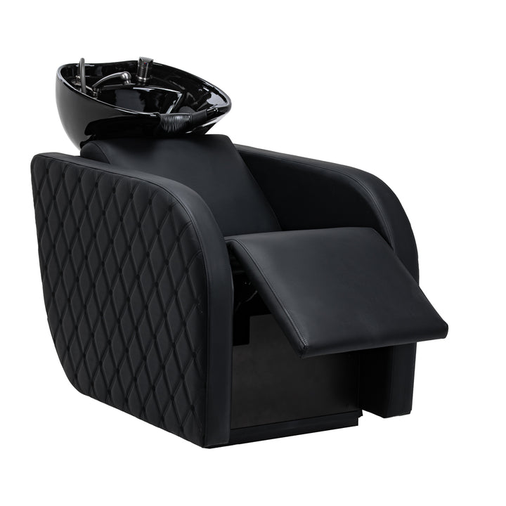 Wasunit Gabbiano Ines met Elektrische Beensteun en Massage Zwart - afbeelding 2