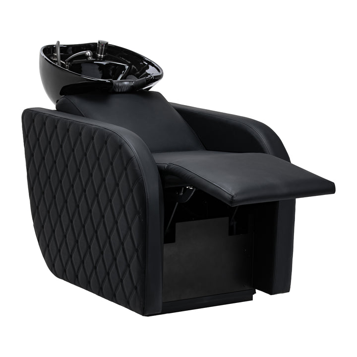 Wasunit Gabbiano Ines met Elektrische Beensteun en Massage Zwart - afbeelding 3