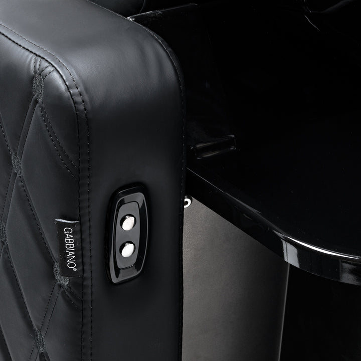 Wasunit Gabbiano Ines met Elektrische Beensteun en Massage Zwart - afbeelding 12