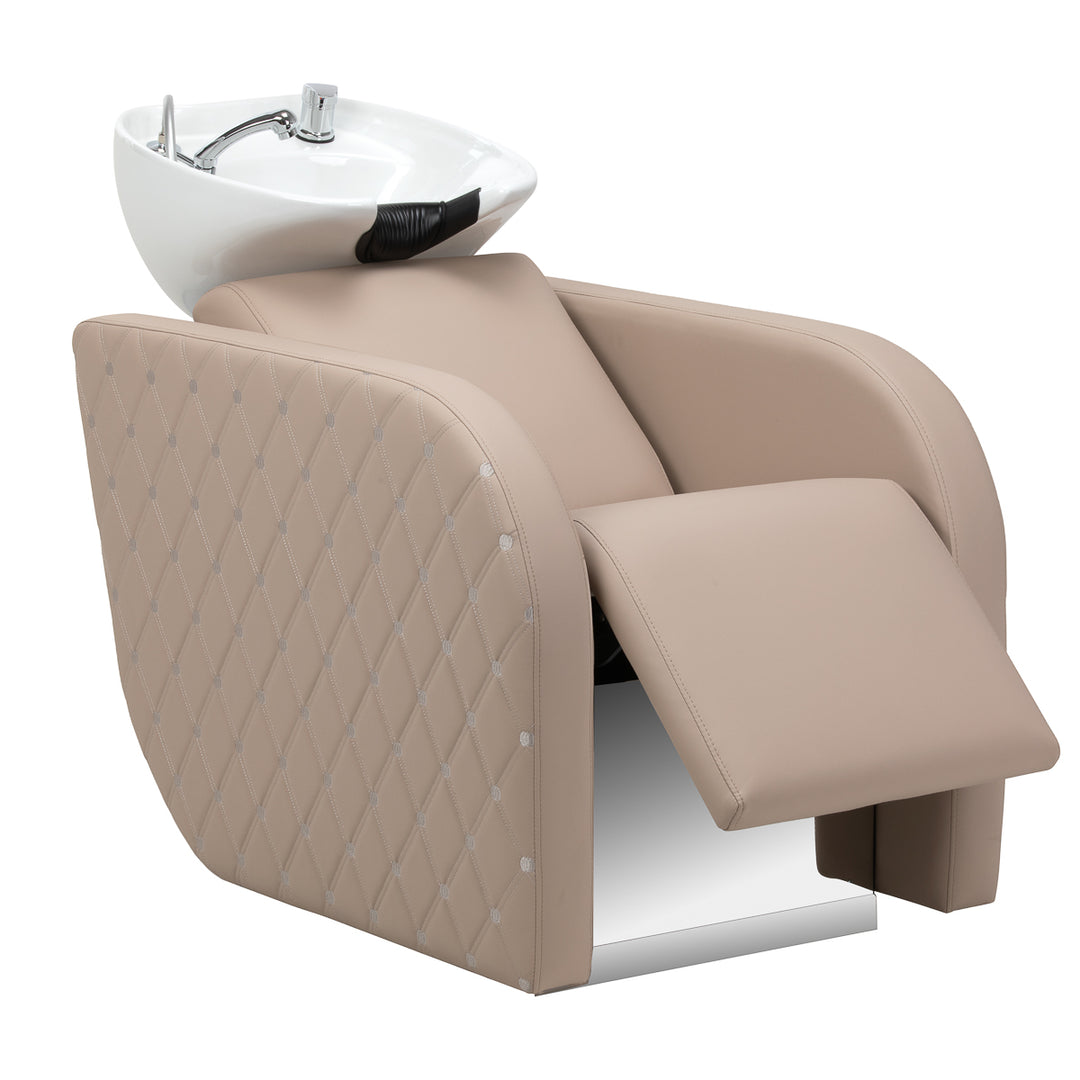 Wasunit Gabbiano Ines met Elektrische Beensteun en Massage Beige - afbeelding 2