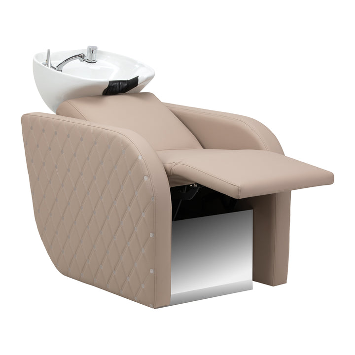 Wasunit Gabbiano Ines met Elektrische Beensteun en Massage Beige - afbeelding 3