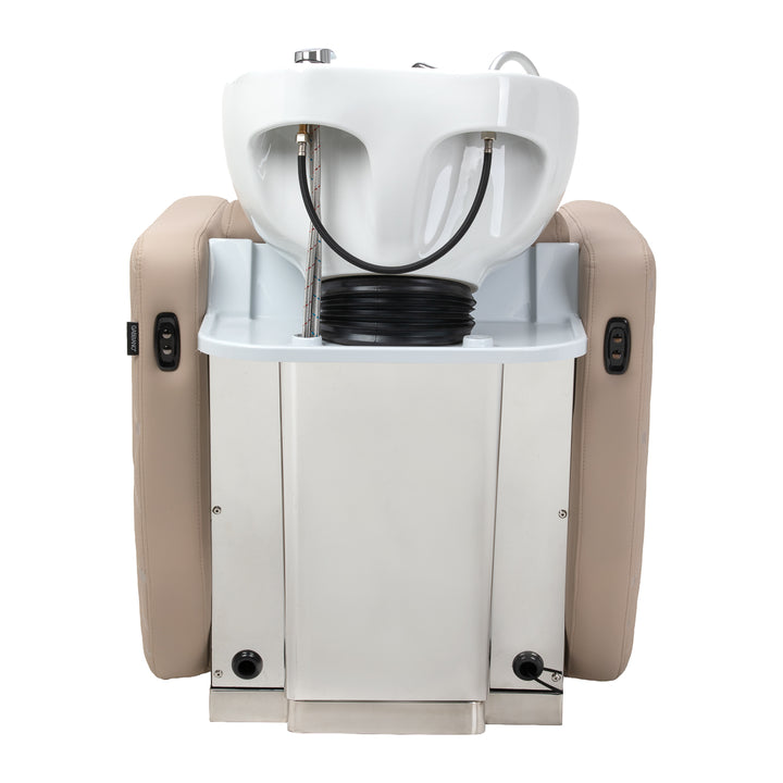 Wasunit Gabbiano Ines met Elektrische Beensteun en Massage Beige - afbeelding 8