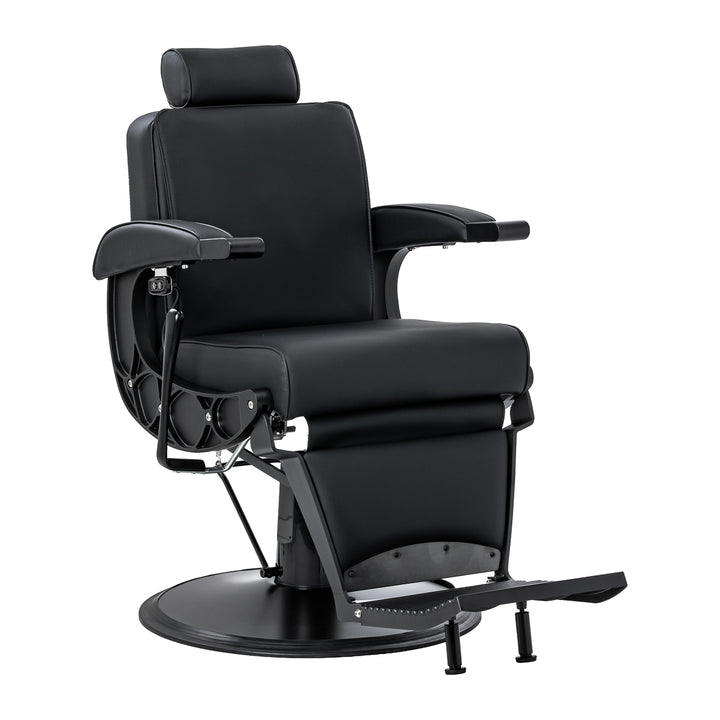 Barberstoel Gabbiano Continental met Massage Zwart