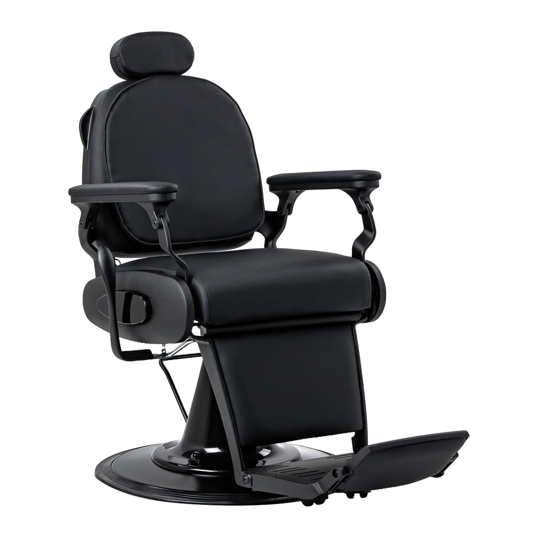 Barberstoel Gabbiano Francesco met Massage Zwart-Zwart
