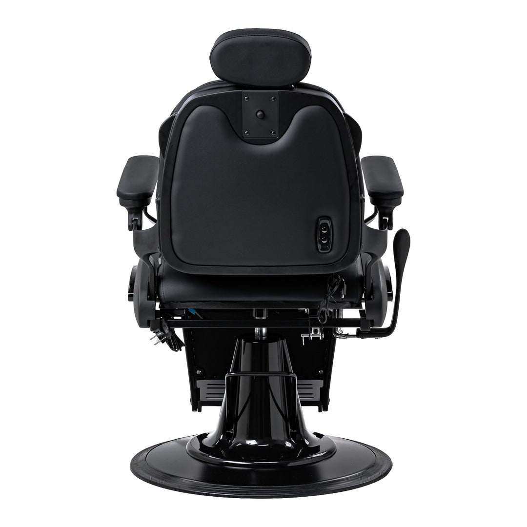 Barberstoel Gabbiano Francesco met Massage Zwart-Zwart - afbeelding 3