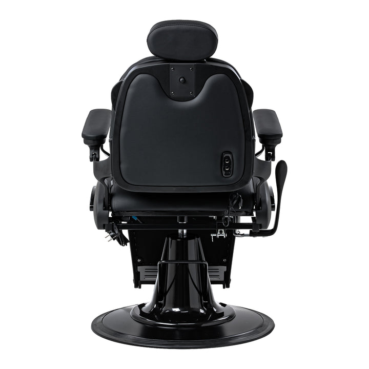 Barberstoel Gabbiano Francesco met Massage Zwart-Zwart - afbeelding 3