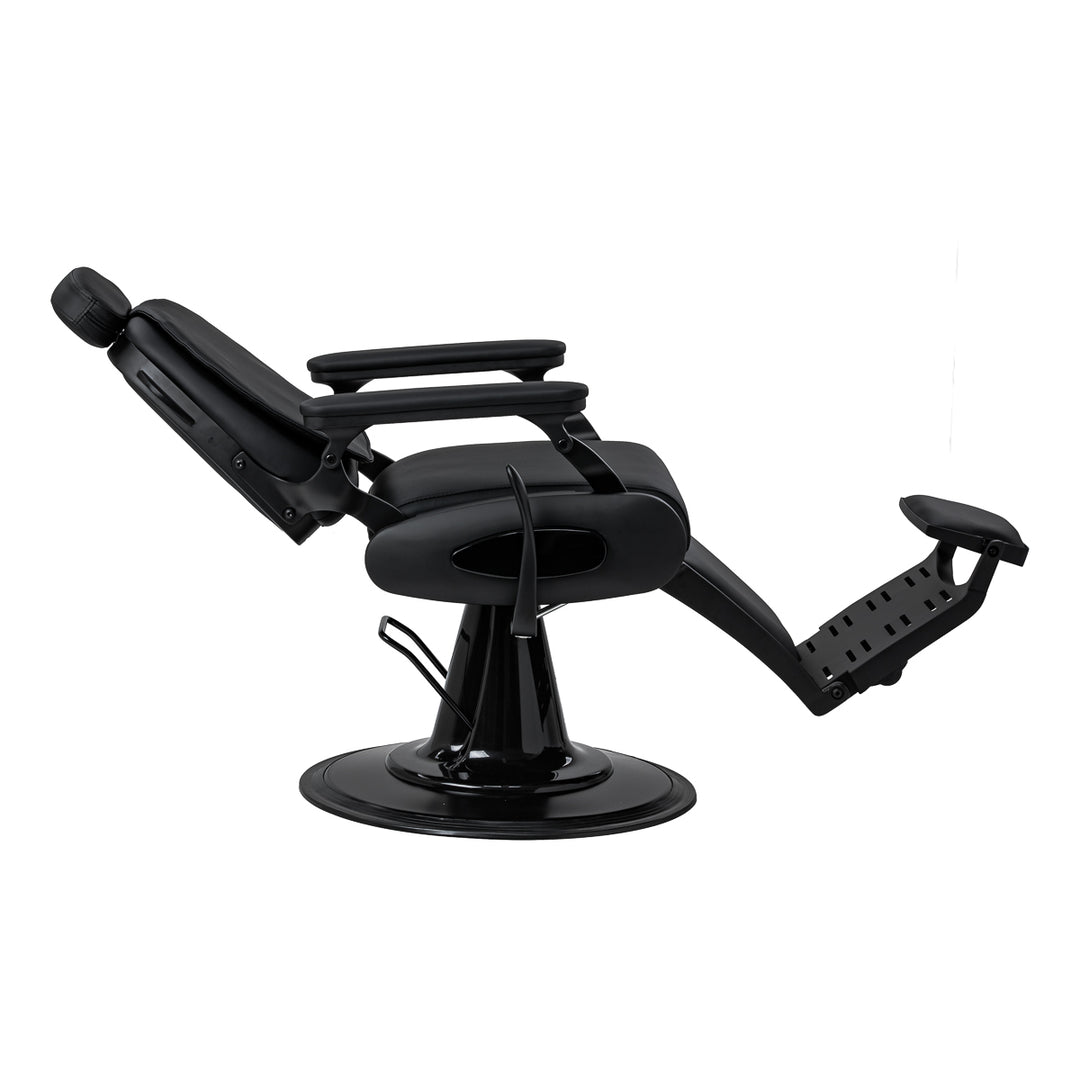 Barberstoel Gabbiano Francesco met Massage Zwart-Zwart - afbeelding 5