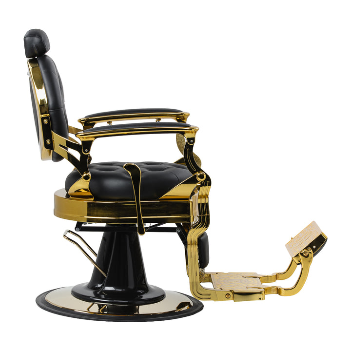 Barberstoel Gabbiano Niccolo Zwart-Goud - afbeelding 4
