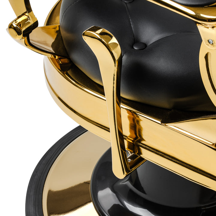 Barberstoel Gabbiano Niccolo Zwart-Goud - afbeelding 8