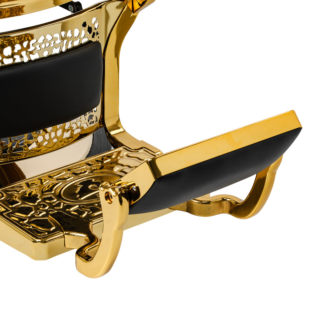 Barberstoel Gabbiano Niccolo Zwart-Goud - afbeelding 12