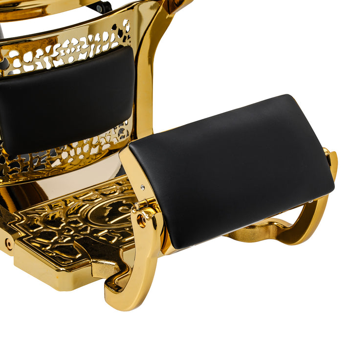 Barberstoel Gabbiano Niccolo Zwart-Goud - afbeelding 13