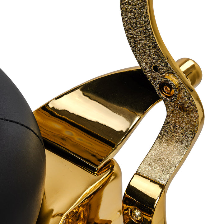 Barberstoel Gabbiano Niccolo Zwart-Goud - afbeelding 16
