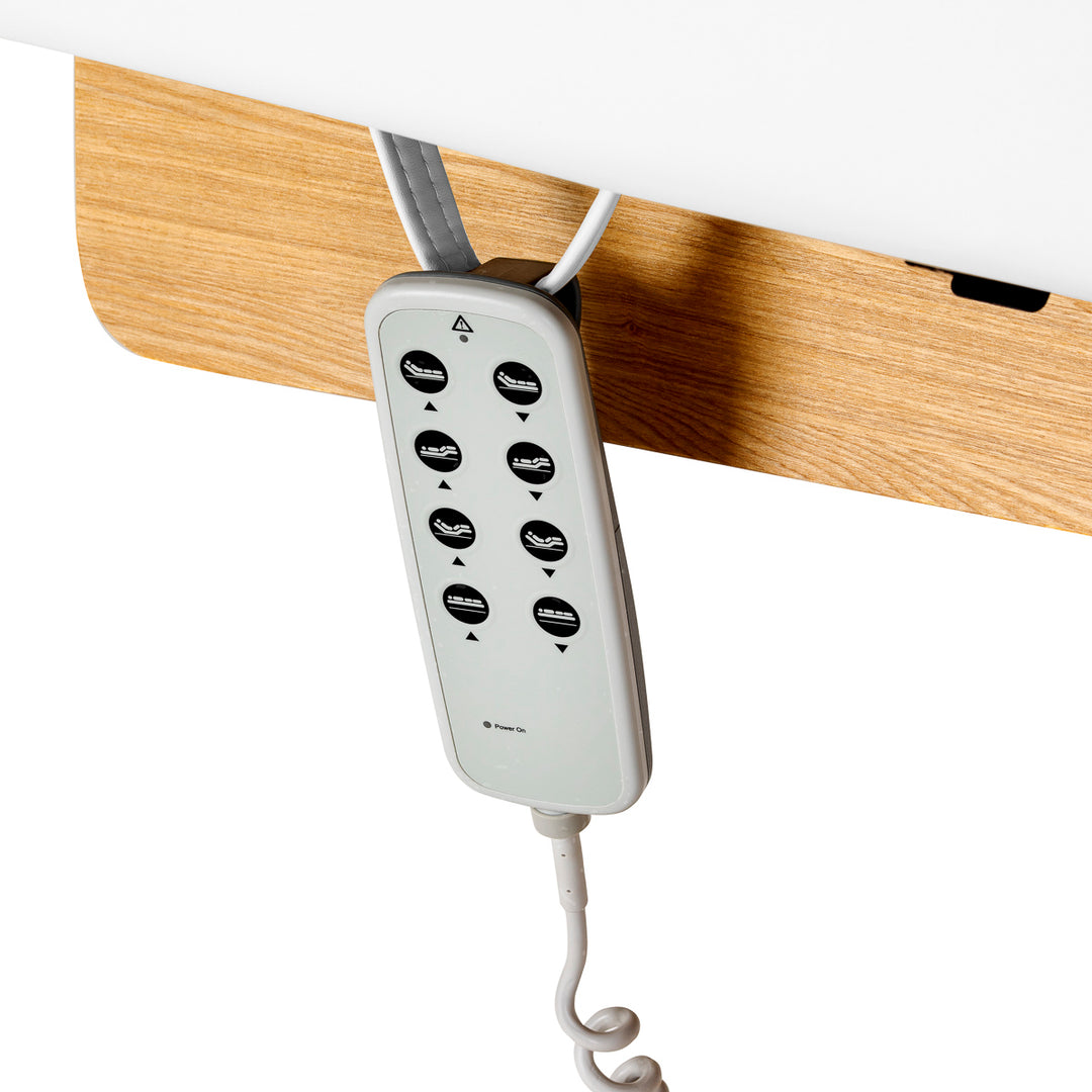 Massagetafel Elektrisch Sillon Siesta Wit-Lichtbruin - afbeelding 7