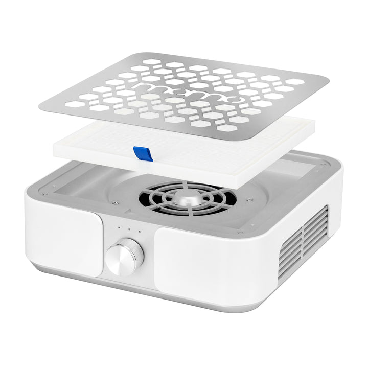 Pedicuremotor Exo Silent SX7 met Stofafzuiger Momo P30 Wit - afbeelding 2