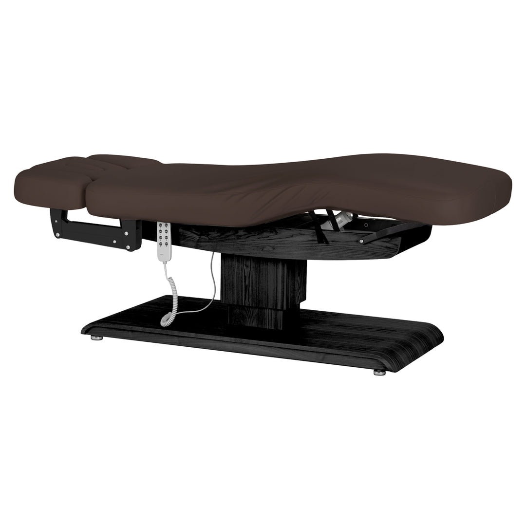 Massagetafel Elektrisch Sillon Relax Donkerbruin-Zwart - afbeelding 3