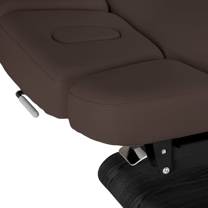 Massagetafel Elektrisch Sillon Relax Donkerbruin-Zwart - afbeelding 9