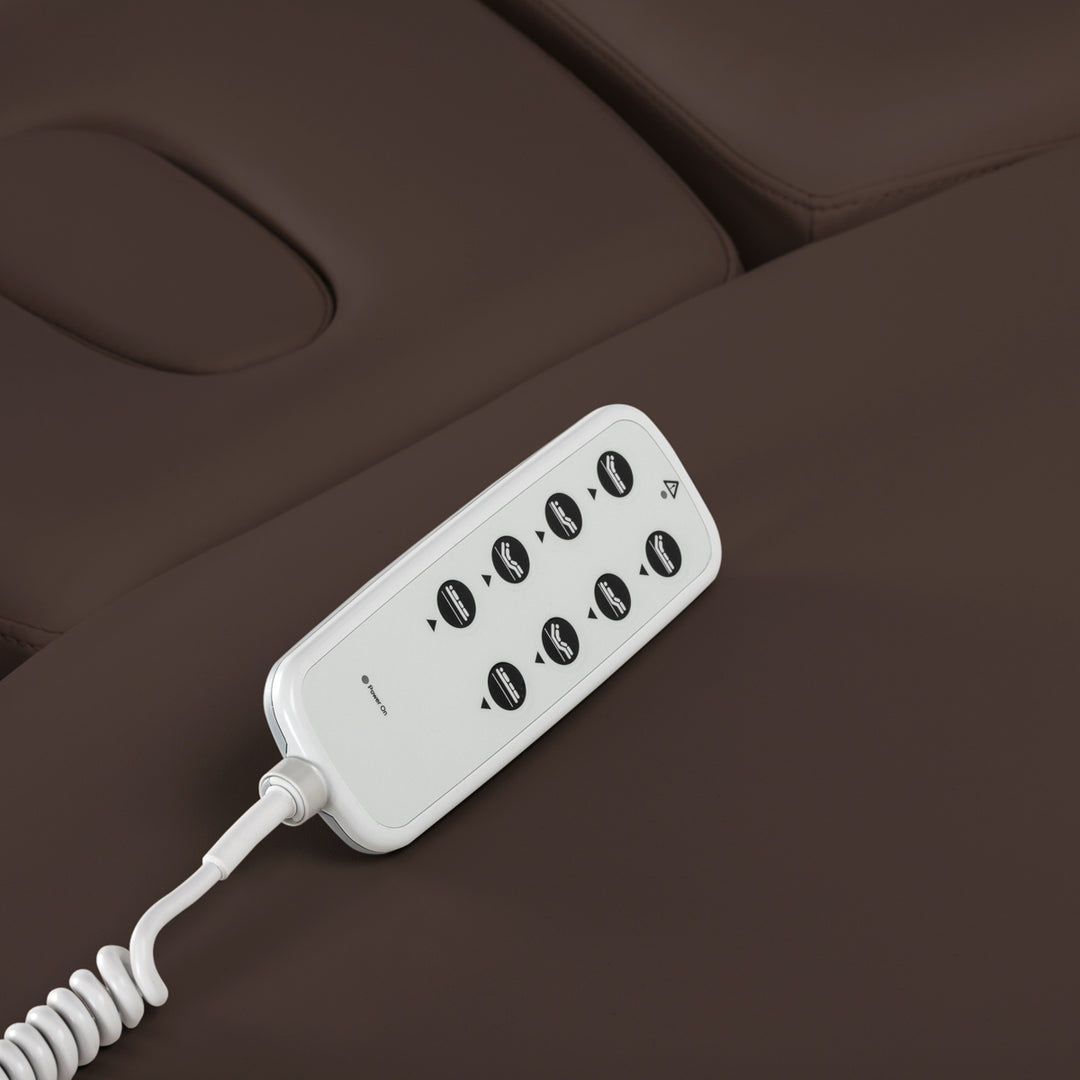 Massagetafel Elektrisch Sillon Relax Donkerbruin-Zwart - afbeelding 17