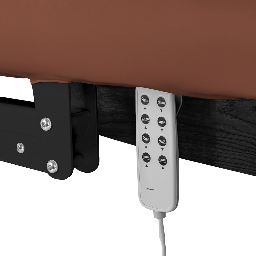 Massagetafel Elektrisch Sillon Relax Bruin-Zwart - afbeelding 7