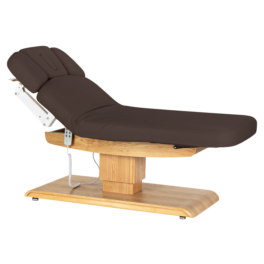Massagetafel Elektrisch Sillon Relax Donkerbruin-Lichtbruin - afbeelding 2