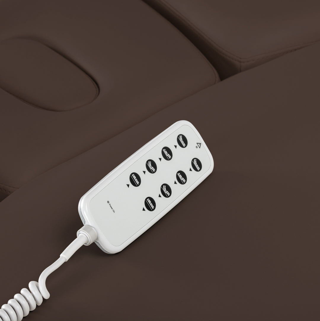 Massagetafel Elektrisch Sillon Relax Donkerbruin-Lichtbruin - afbeelding 17