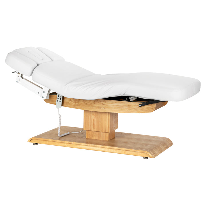 Massagetafel Elektrisch Sillon Relax Wit-Lichtbruin