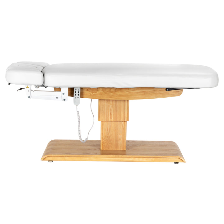 Massagetafel Elektrisch Sillon Relax Wit-Lichtbruin - afbeelding 6