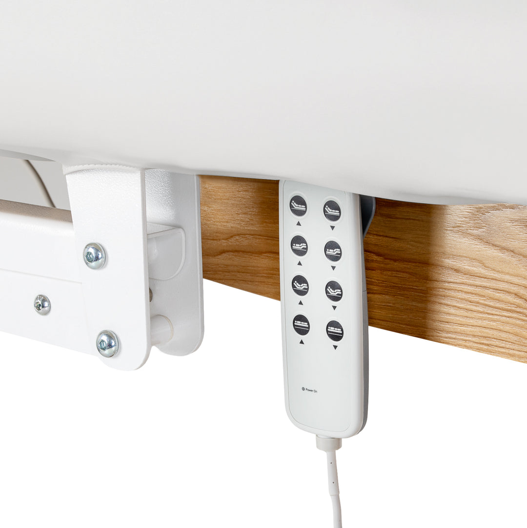 Massagetafel Elektrisch Sillon Relax Wit-Lichtbruin - afbeelding 7
