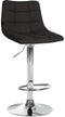 Bar Stool 107, Adjustable and Swivelling - Black
