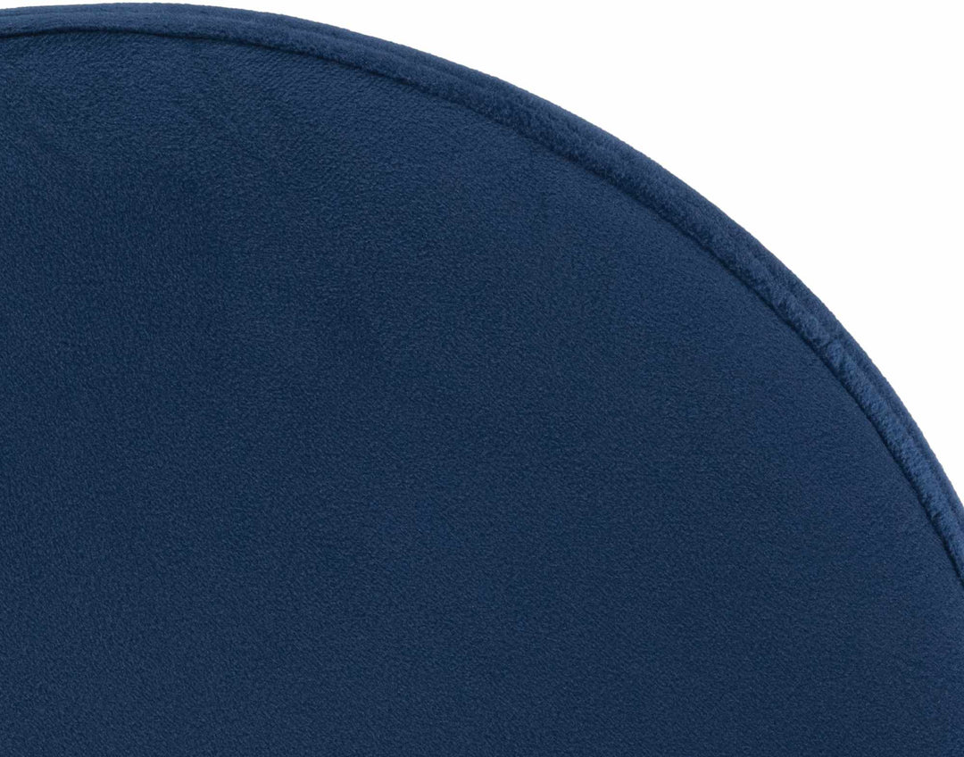 Barkruk Fluweel Verstelbaar Draaibaar 109 Blauw - afbeelding 6