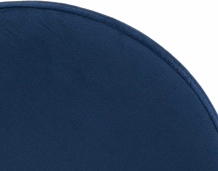 Barkruk Fluweel Verstelbaar Draaibaar 109 Blauw - afbeelding 6