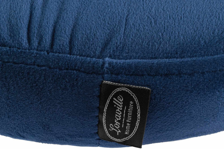 Barkruk Fluweel Verstelbaar Draaibaar 109 Blauw - afbeelding 7