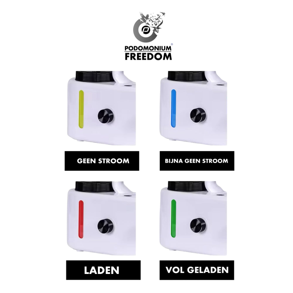 Pedicuremotor Nattechniek Draadloos PodoMonium Freedom