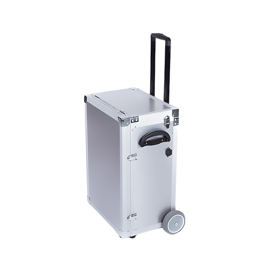 Pedicure Koffer met Trolley PodoMobile Maxi Brush Silver