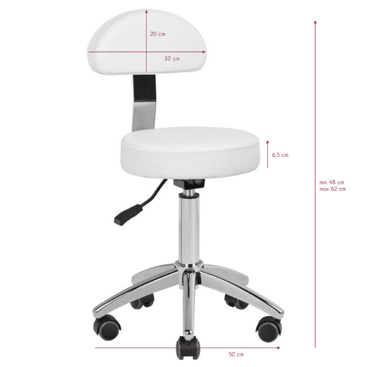 Tabouret AM-304 Wit 5