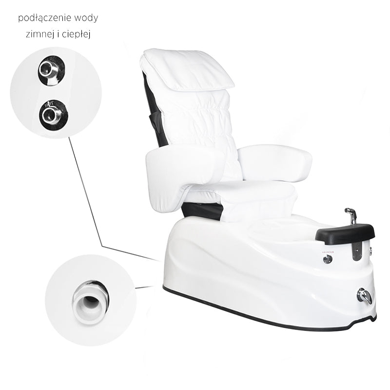 Spa Behandelstoel Elektrisch Massage AS-122 Wit 2