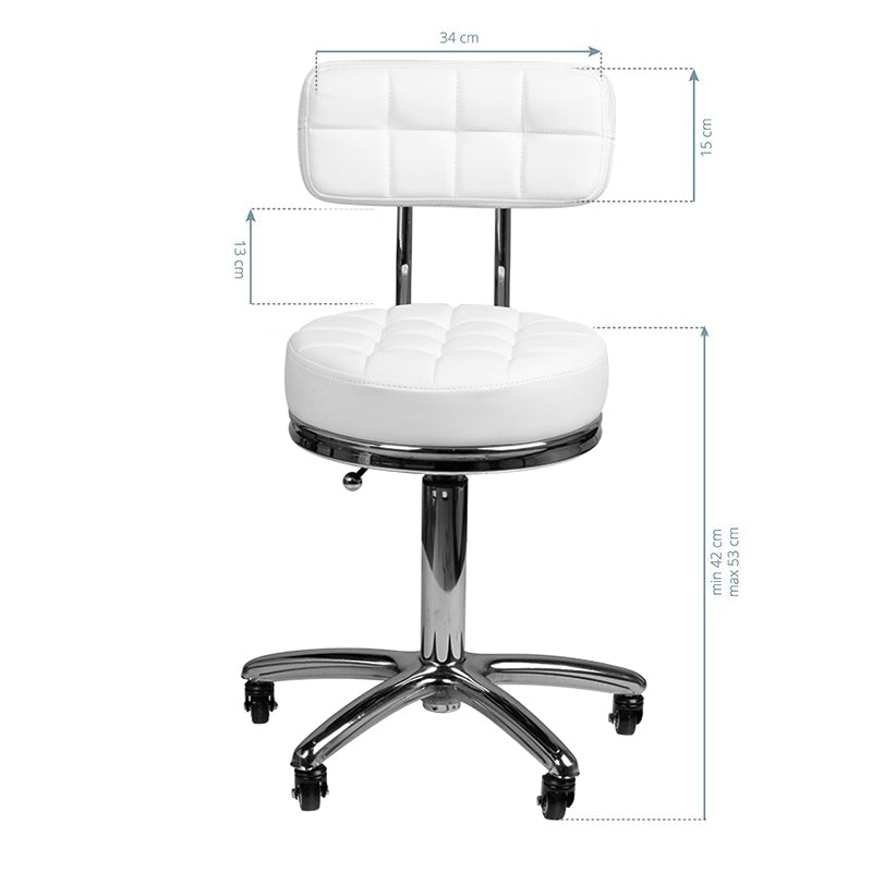 Tabouret AM-877 Wit 5