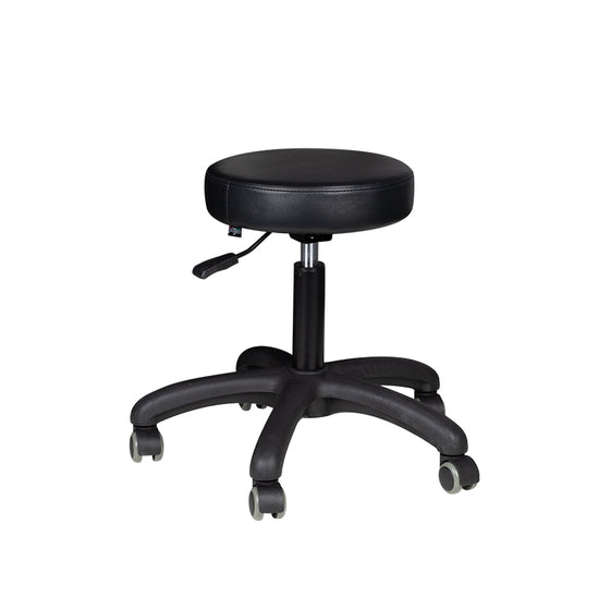 Tabouret Verstelbaar Eco Leder AM-303-2 Zwart
